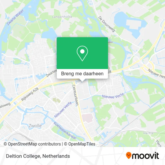 Deltion College kaart