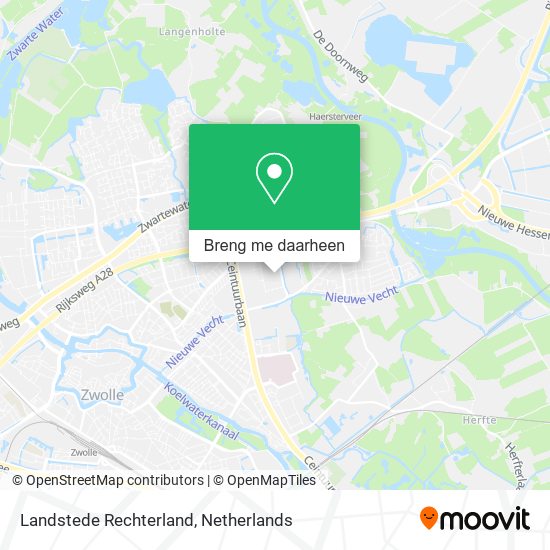 Landstede Rechterland kaart