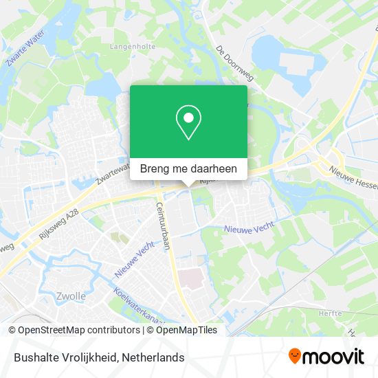 Bushalte Vrolijkheid kaart