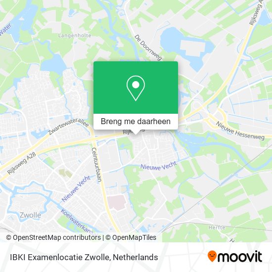 IBKI Examenlocatie Zwolle kaart