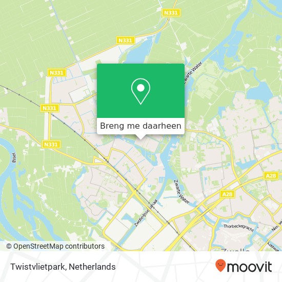 Twistvlietpark kaart