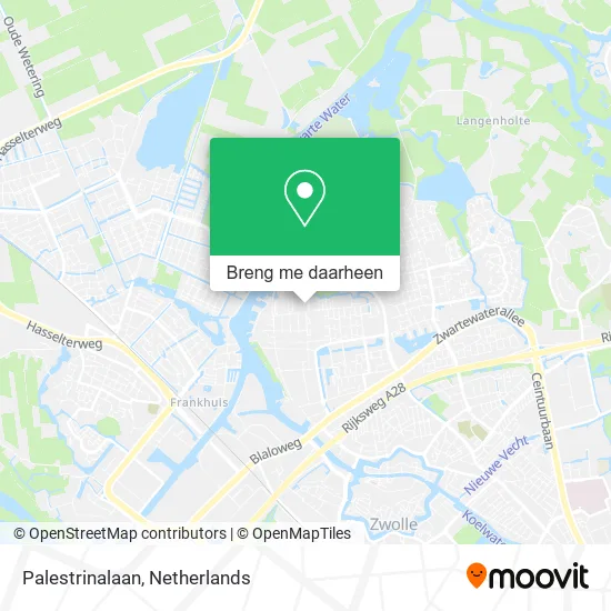 Palestrinalaan kaart