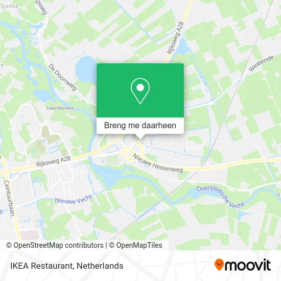 IKEA Restaurant kaart