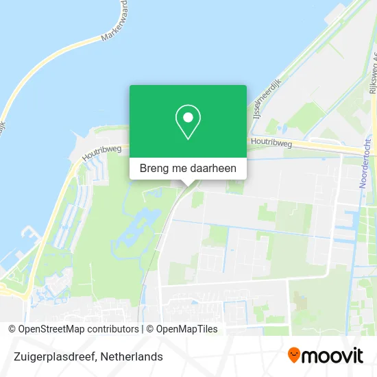 Zuigerplasdreef kaart