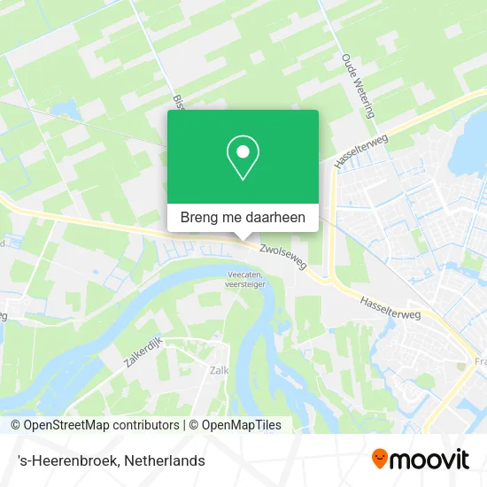 's-Heerenbroek kaart