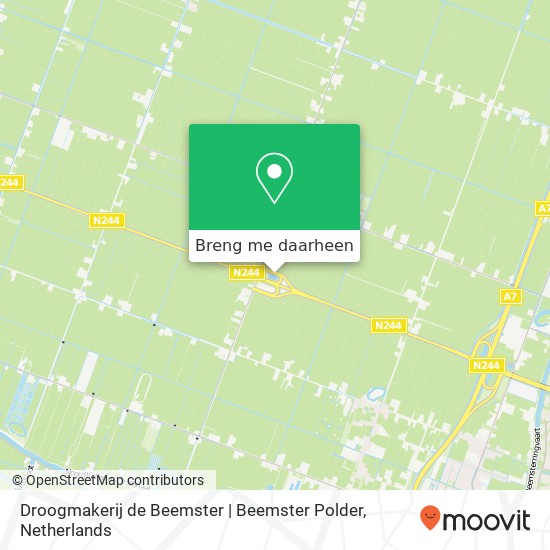 Droogmakerij de Beemster | Beemster Polder kaart