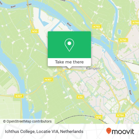 Ichthus College, Locatie VIA kaart