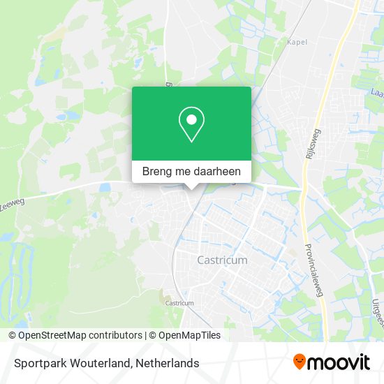 Sportpark Wouterland kaart