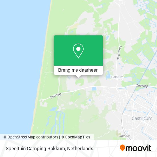 Speeltuin Camping Bakkum kaart