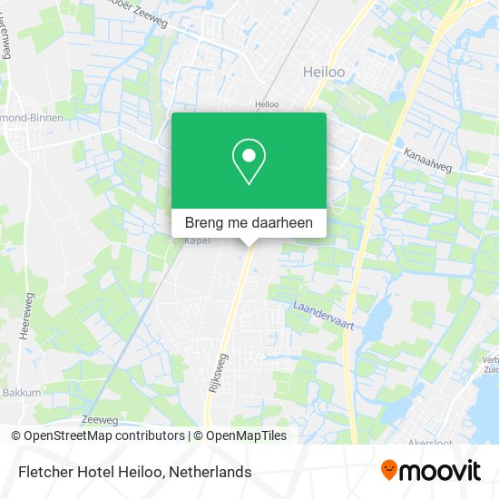 Fletcher Hotel Heiloo kaart