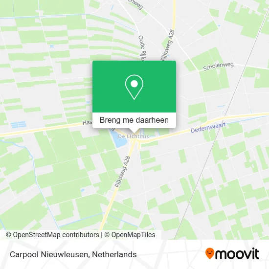 Carpool Nieuwleusen kaart