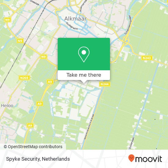 Spyke Security kaart