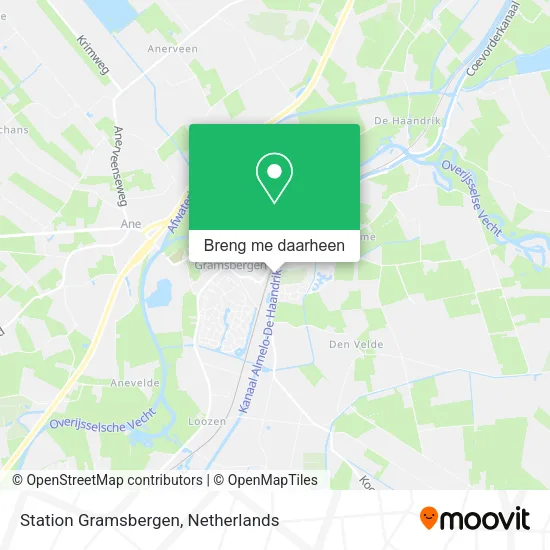 Station Gramsbergen kaart
