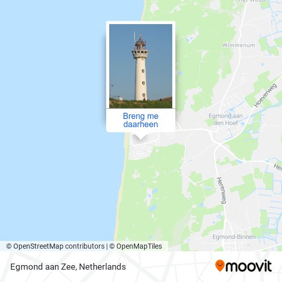 Egmond aan Zee kaart