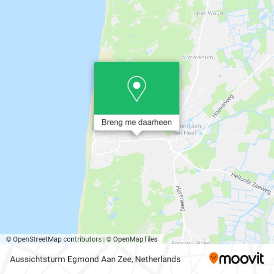 Aussichtsturm Egmond Aan Zee kaart