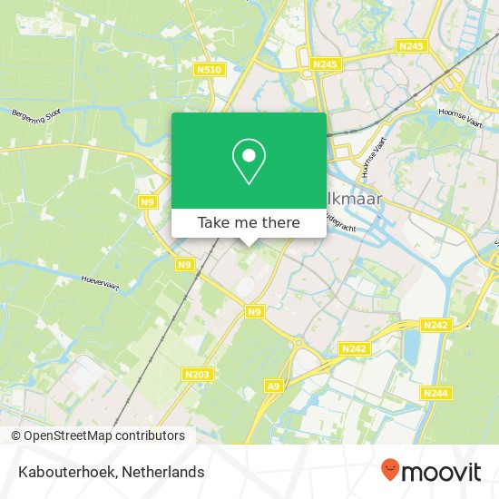 Kabouterhoek kaart