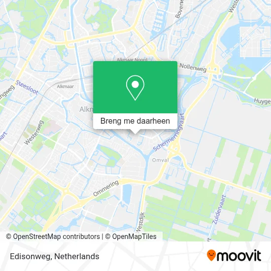 Edisonweg kaart