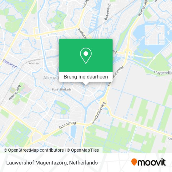 Lauwershof Magentazorg kaart