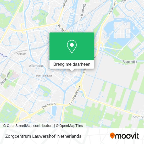 Zorgcentrum Lauwershof kaart