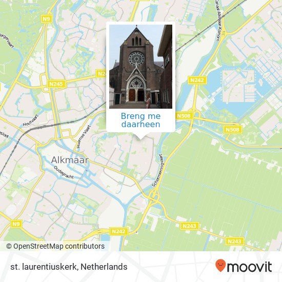 st. laurentiuskerk kaart