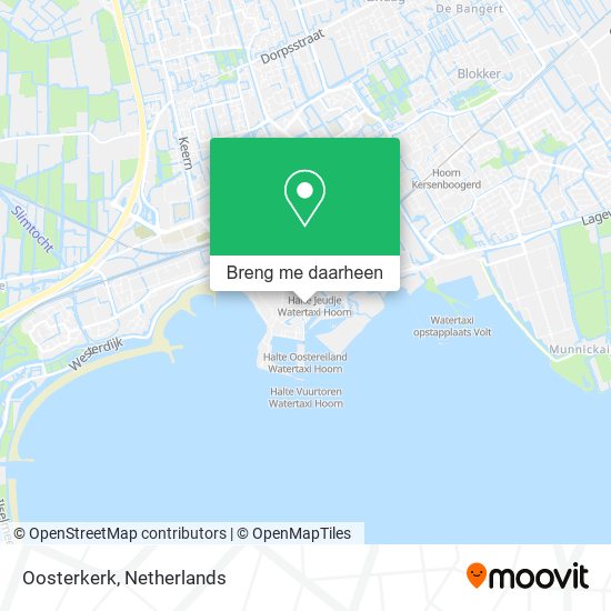 Oosterkerk kaart