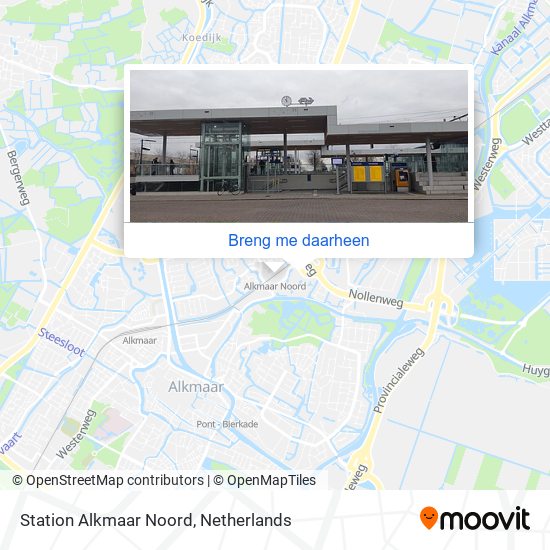 Station Alkmaar Noord kaart