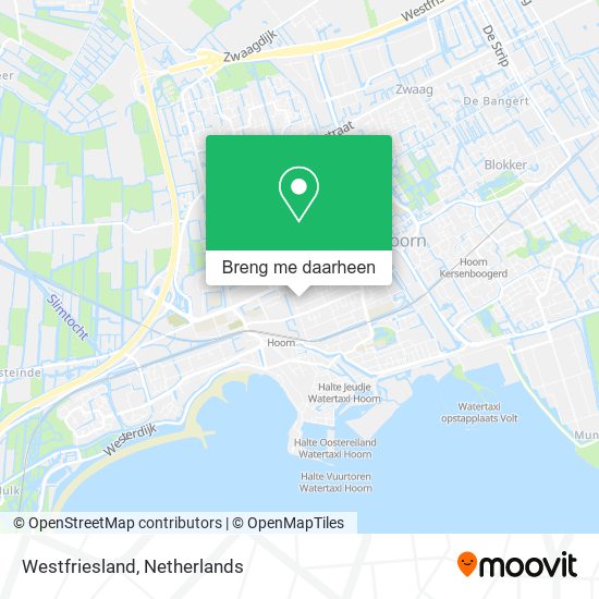 Westfriesland kaart