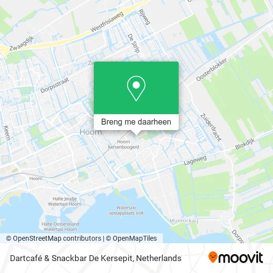 Dartcafé & Snackbar De Kersepit kaart