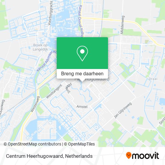 Centrum Heerhugowaard kaart