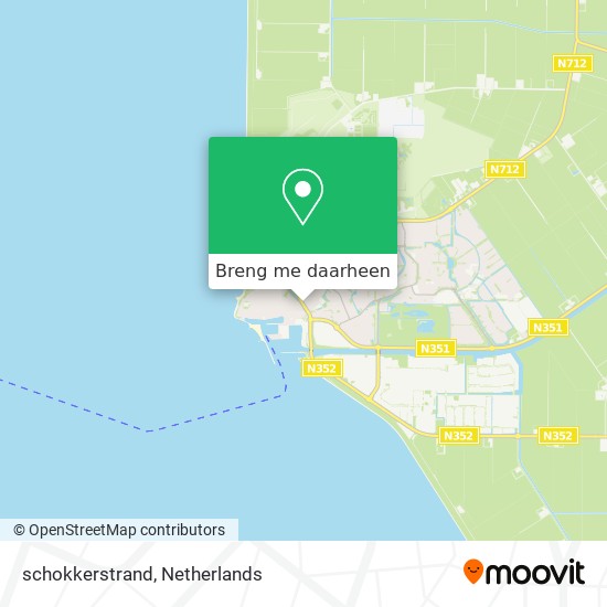 schokkerstrand kaart