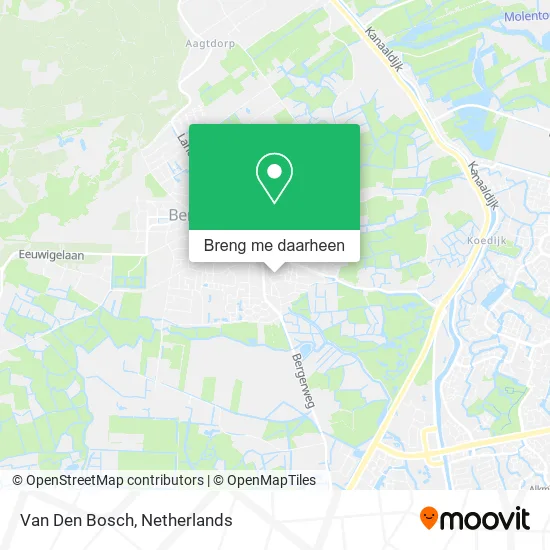 Van Den Bosch kaart