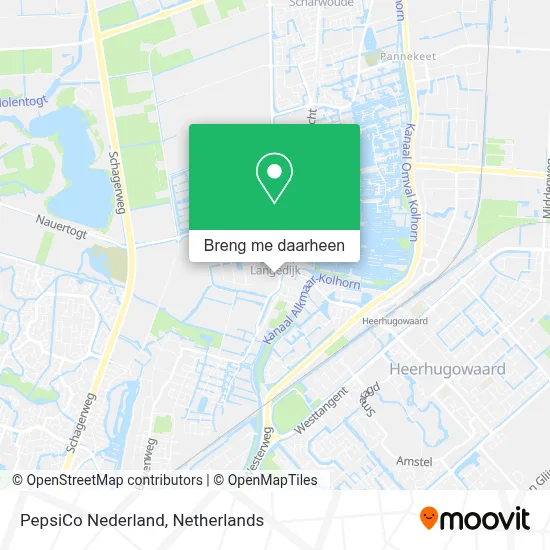 PepsiCo Nederland kaart