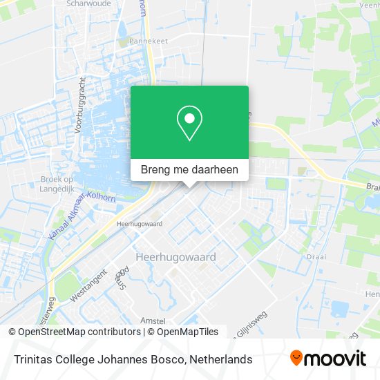 Trinitas College Johannes Bosco kaart
