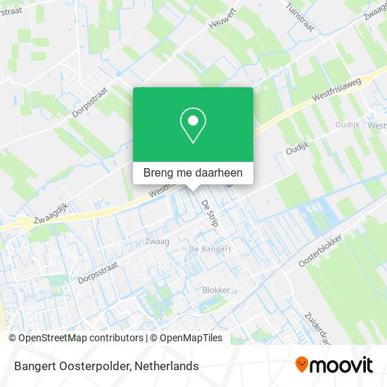 Bangert Oosterpolder kaart