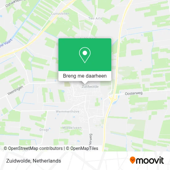 Zuidwolde kaart