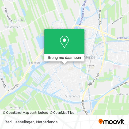 Bad Hesselingen kaart