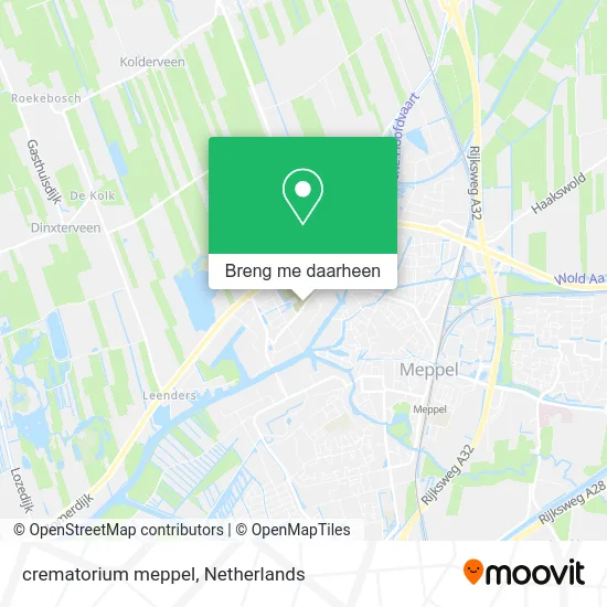 crematorium meppel kaart