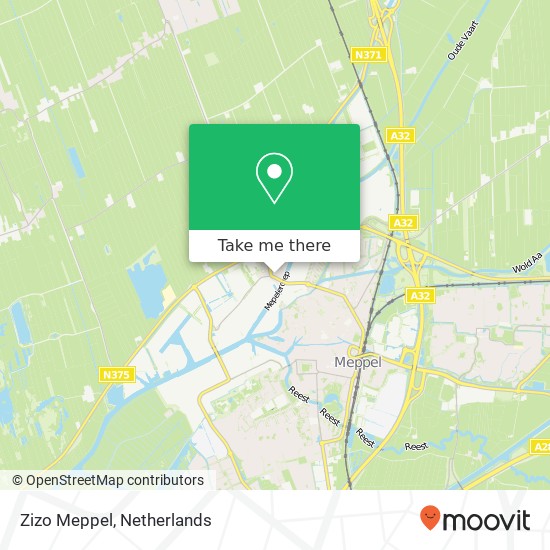 Zizo Meppel kaart