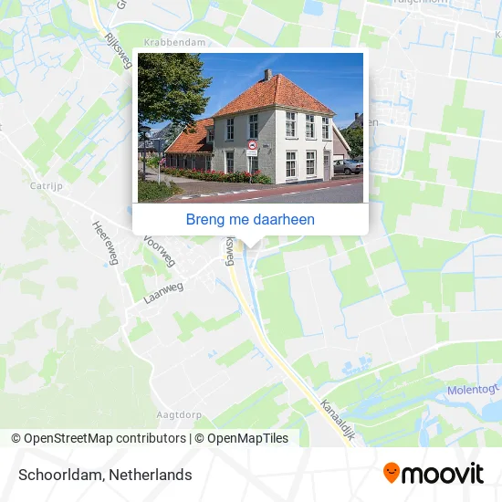 Schoorldam kaart