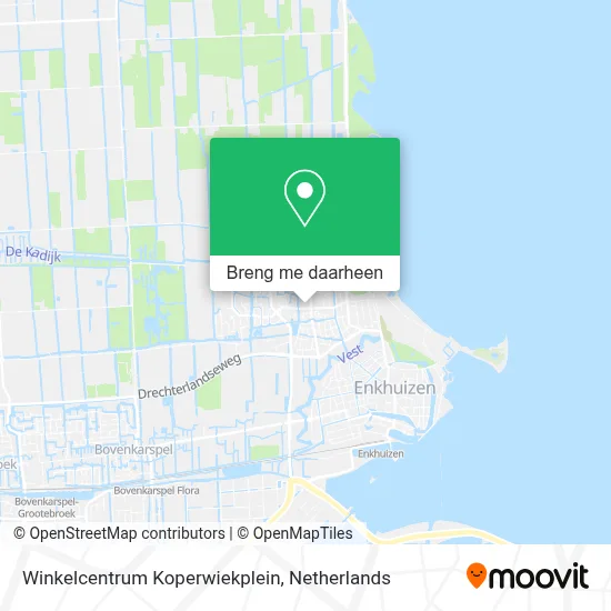 Winkelcentrum Koperwiekplein kaart