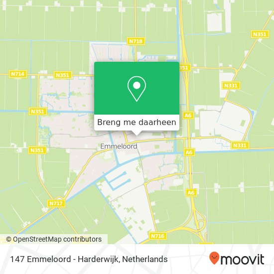 147 Emmeloord - Harderwijk kaart