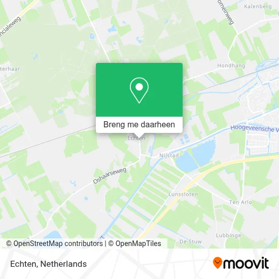 Echten kaart