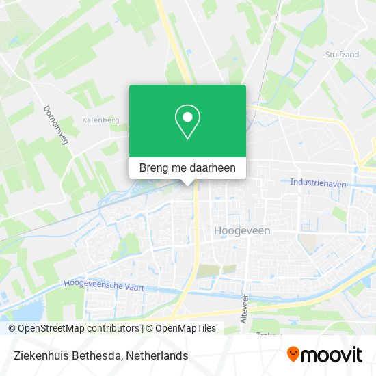 Ziekenhuis Bethesda kaart