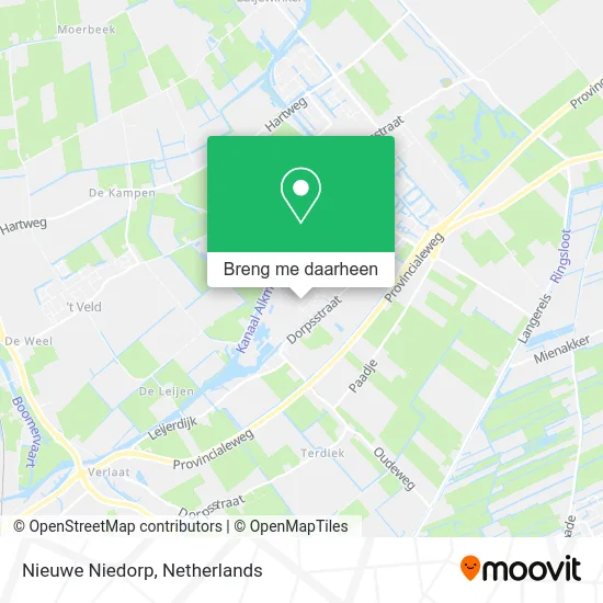 Nieuwe Niedorp kaart