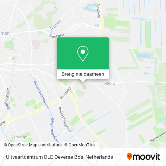 Uitvaartcentrum DLE Oeverse Bos kaart