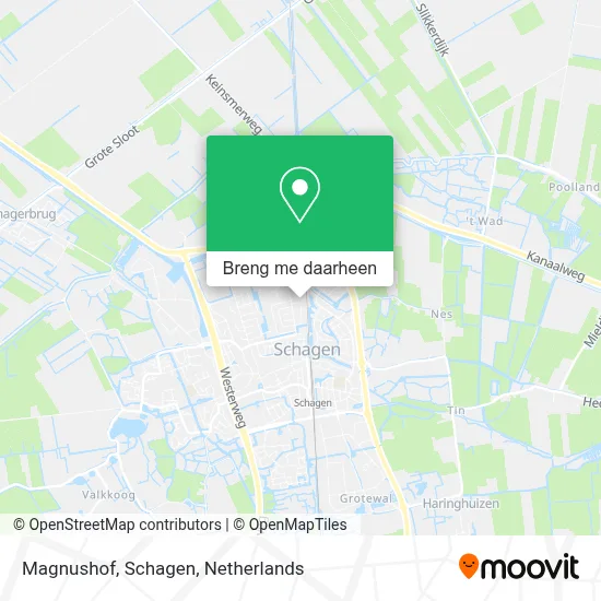 Magnushof, Schagen kaart