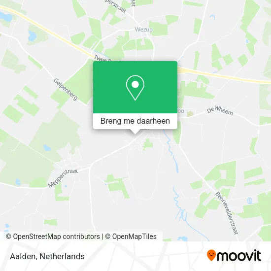 Aalden kaart
