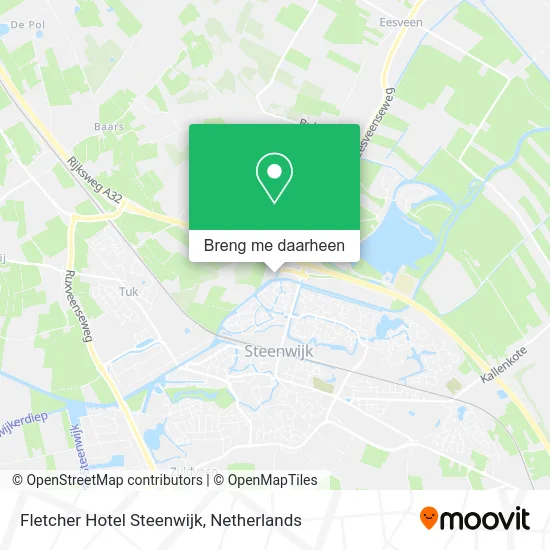 Fletcher Hotel Steenwijk kaart