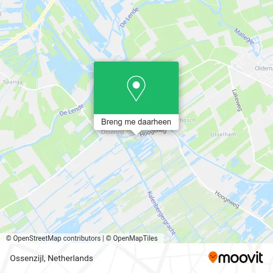 Ossenzijl kaart