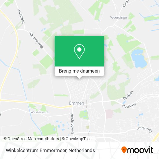 Winkelcentrum Emmermeer kaart